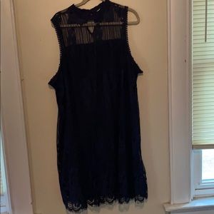 Lace Lined Tank Dress